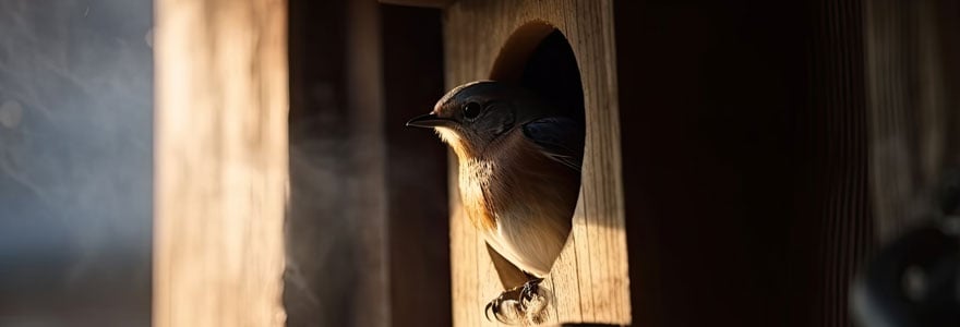 nichoir pour oiseaux