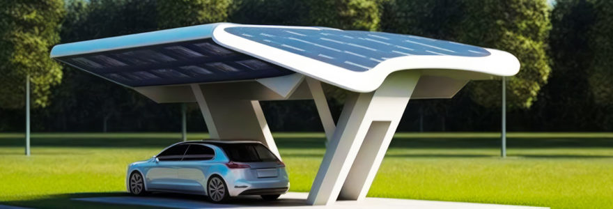 Abri de voiture solaire